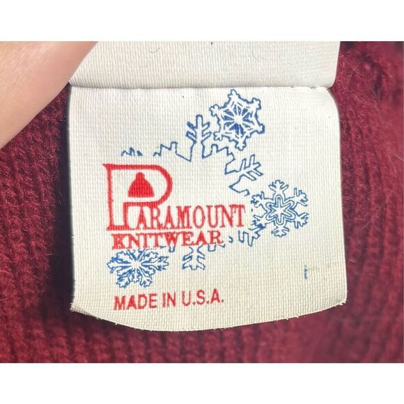 Vintage Iowa State Cyclones Scarf Scarve By Paramount Knitwear Red - Picture 6 of 8